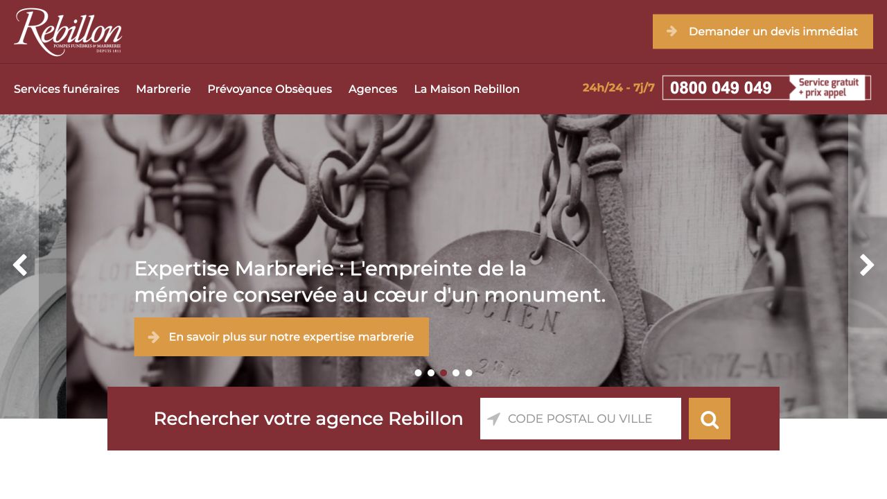 Capture du site de Rebillon — Paris Montparnasse